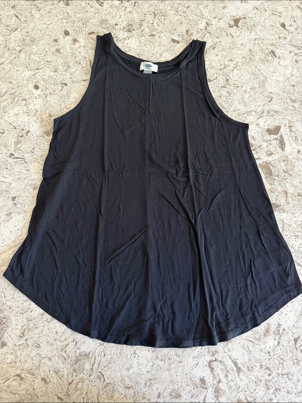 Old Navy Women’s Black Tank Top - Lightweight Soft Jersey